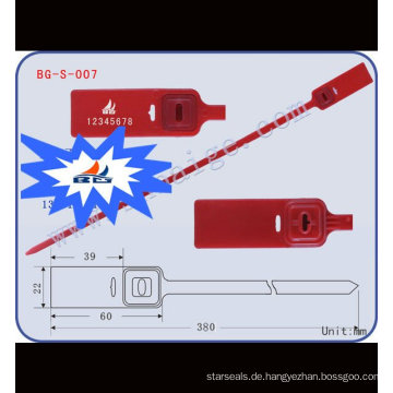 Justierbare Plastidichtung BG-S-007 Plastikdichtung für justierbaren Gebrauch, Behälterdichtungsstreifen